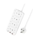 Yesido MC16 8‑Plug 3250W UK Power Strip with USB-C PD & 2 QC USB Ports