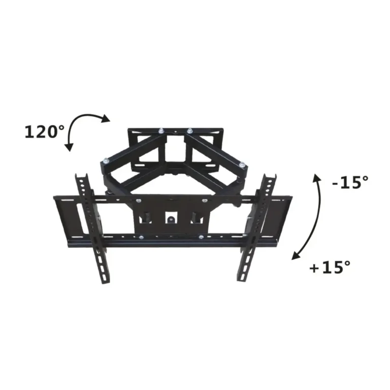 NS-600 40 inch to 80 inch Double Arm Full Motion TV Wall Mount Bracket TVs – Heavy Duty Adjustable Tilt & Swivel