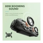 Soundcore Anker Motion Boom Plus Portable Bluetooth Speaker – 80W