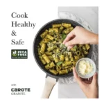 CAROTE 10-Piece Nonstick Granite Cookware Set – Pots, Pans & Lids for All Hobs (Aluminum, Black)