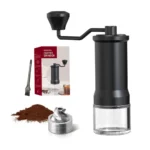 High Precision Manual Coffee Grinder Conical Burr, Stainless Steel, 35g Capacity