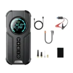 3-in-1 Car Jump Starter with 150 PSI Digital Tire Inflator 6000mAh USB Power Bank, LED Light & Type-C Charging