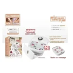 DSP KD9000 Foldable Electric Foot Bath Spa 450W, 7.7L, Massage Rollers, Heated Foot Soak Basin with Thermostat