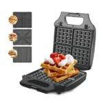 DSP KC1236 3-in-1 Sandwich, Grill and Waffle Maker , 1400W Multi Grill & Sandwich Press