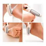 Pretty Girl Flawless Pedi Electronic Pedicure Tool – Rechargeable Callus Remover with LED Light, 2 Speeds & Roller Heads