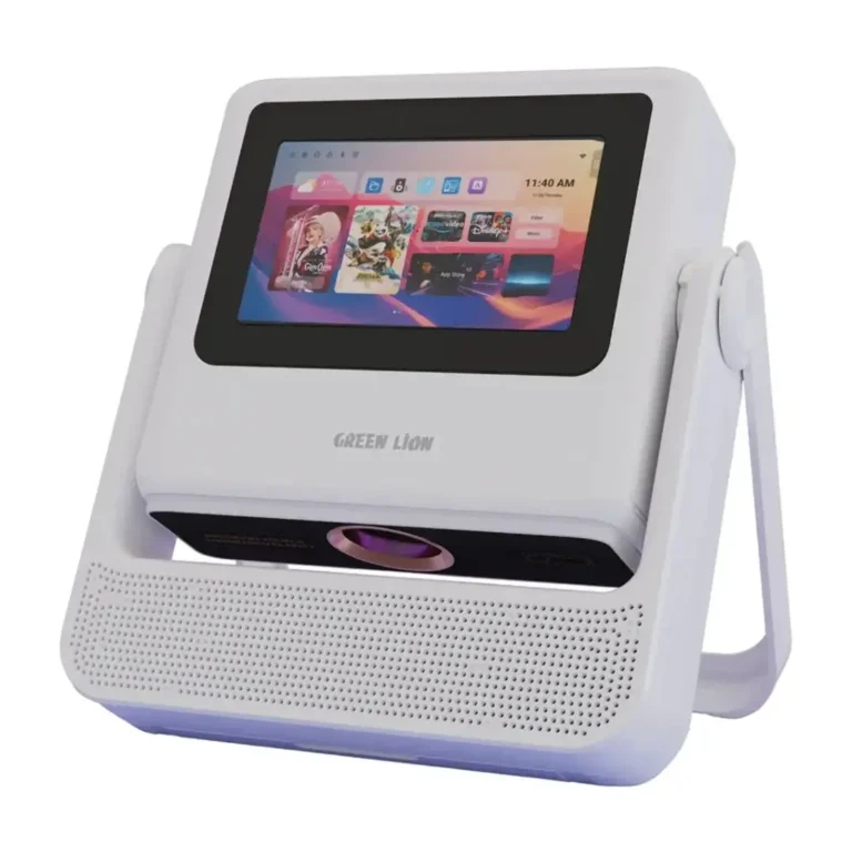 Green Lion Orion 2 Smart Projector with Smart Display & 4K Support – White