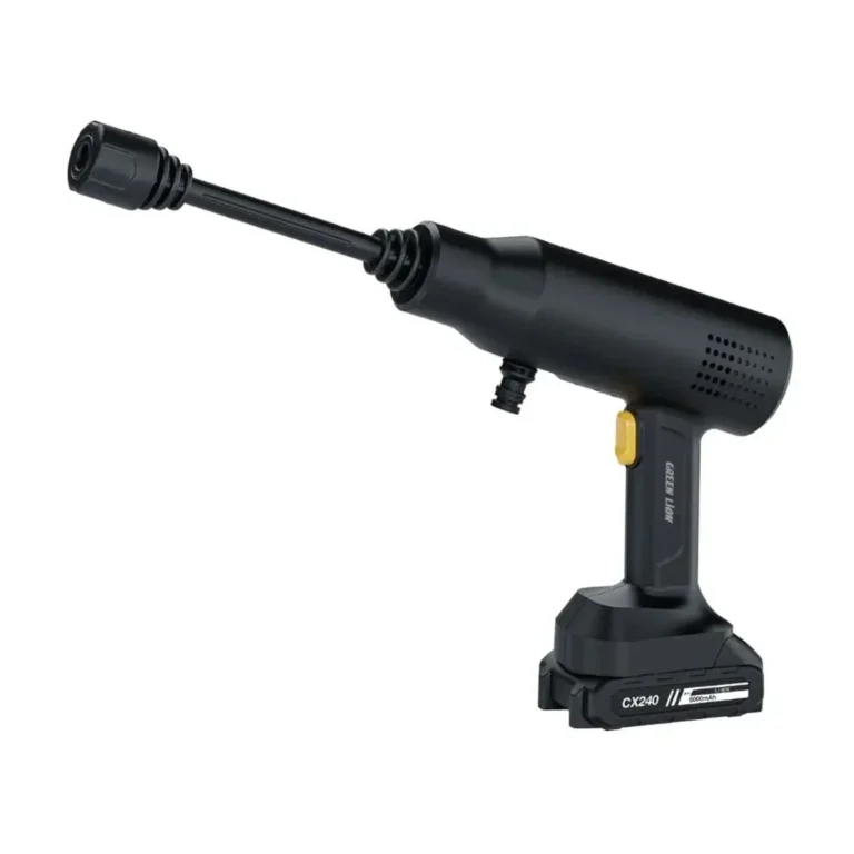 Green Lion CX240 Cordless Pressure Washer Gun 21V, 240W Portable Jet Cleaner with 6000mAh Battery