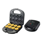 Hoffmans 8pcs Donut Maker HM-3038 – 1000W Non-Stick Electric Donut Maker