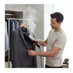 Hoffmans HM-9054 1500W Handheld Travel Garment Steamer Iron Portable Clothes Steamer with Soft & Stiff Brush Attachments