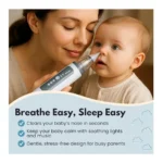 IGGODO Electric Baby Nasal Aspirator USB Rechargeable Nose Cleaner with 3 Suction Levels
