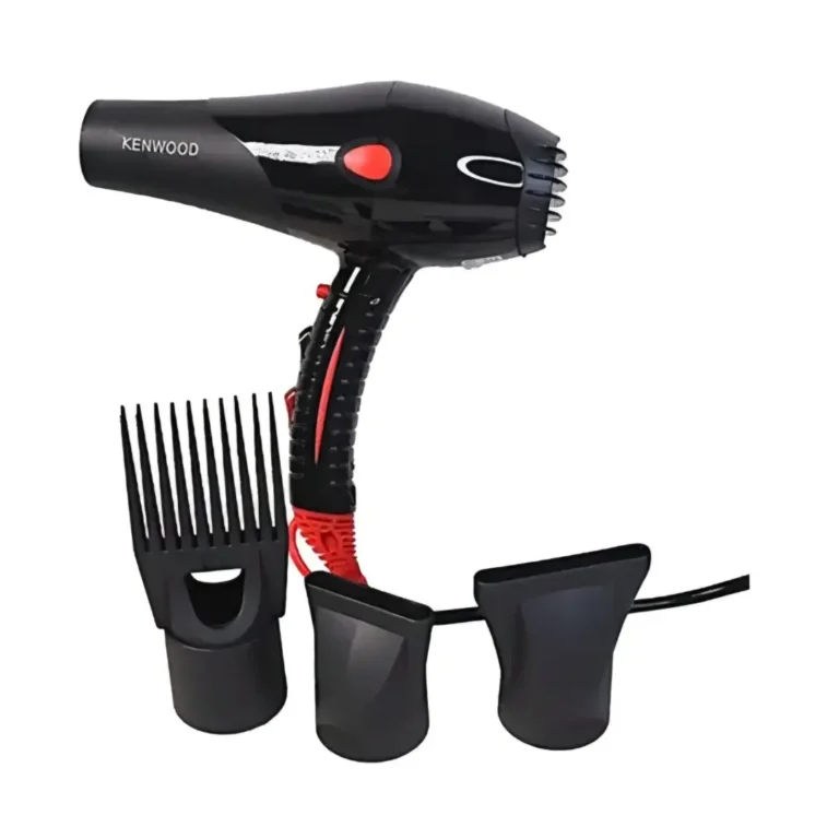 Kenwood KW5501 Professional Hair Dryer 3000W AC Motor, 4 Heat Settings, Cool Shot & 2 Nozzles
