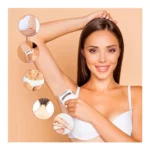 Rechargeable Electric Epilator for Women – IPX7 Waterproof Full Body Hair Removal Shaver