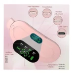 Smart Heating Waist Belt Warm Abdominal Therapy Belt for Comfort & Relaxation (Pink)