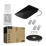 Midea 2-Burner 3500W Electric Built-In Induction Cooktop with Touch Control MC-ID3591-A2