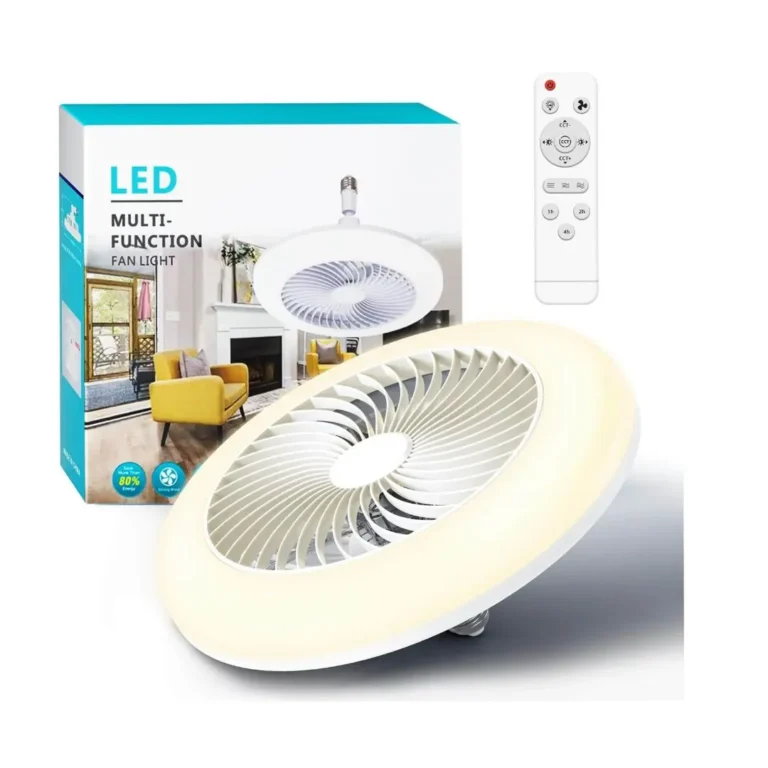 LED Multi-Functional Ceiling Fan Light 30W Smart Fan Lamp with Remote Control