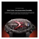 Oraimo Watch GT 1.43" AMOLED GPS Smartwatch OSW-852H Bluetooth Calling, 25-Day Battery, 3ATM Waterproof, 2 Replaceable Straps