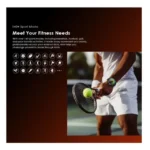 Oraimo Watch GT 1.43" AMOLED GPS Smartwatch OSW-852H Bluetooth Calling, 25-Day Battery, 3ATM Waterproof, 2 Replaceable Straps