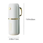 Portable Travel Toothbrush Storage Case Cup Set with Toothpaste Holder & Mouthwash Cup