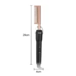 RAF R599 Hair Straightener Brush – Ionic Ceramic Hot Comb, 55W Fast Heating