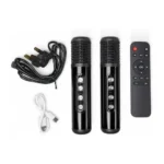 Smartbarry HT30 4K HDR Smart Projector with Dual Wireless Microphones, Bluetooth