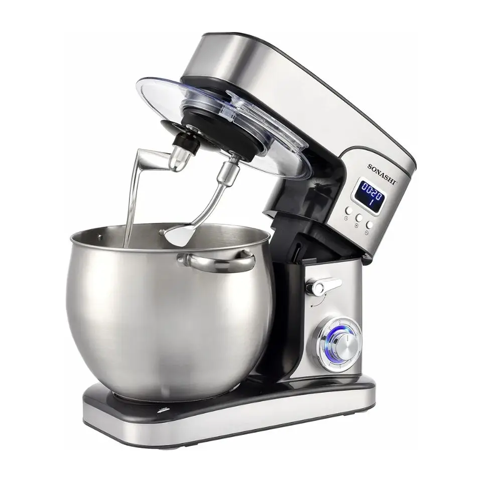 Sonashi 12l mixer1 Sonashi SMX-147 12L Stand Mixer 6 Speed with Pulse, 2000W