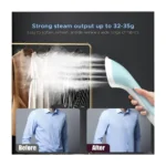 Sonashi SGS-325 1.8L Garment Steamer 1800W Fast Heat-Up Clothes Steamer with Ironing Board, Hanger & Telescopic Pole