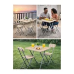 3-Piece Folding Bistro Table & Chair Set