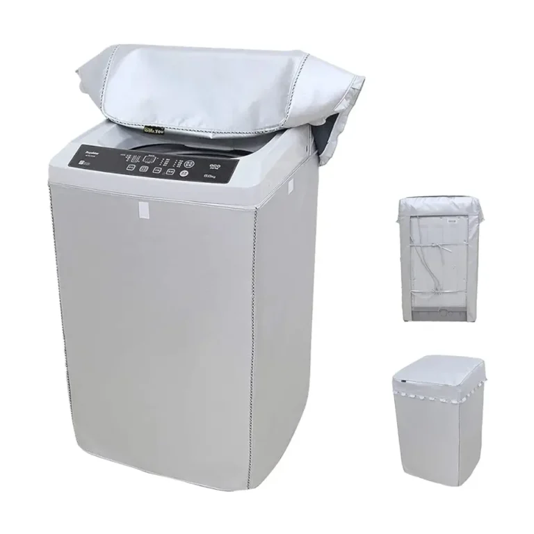Waterproof Top Load Washing Machine Cover Thick Silver-Coated Fabric, Dustproof & UV Protection for Top Load Washers