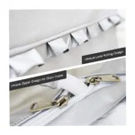 Waterproof Top Load Washing Machine Cover Thick Silver-Coated Fabric, Dustproof & UV Protection for Top Load Washers