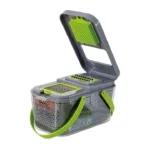 22-in-1 Multifunctional Vegetable Chopper & Slicer 13 Blades Onion Dicer, Grater & Food Cutter with Drain Basket