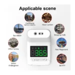 K-3S Non-Contact Infrared Thermometer with Voice Broadcast, Alarm & LCD Display
