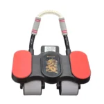 4-Wheel Automatic Rebound Ab Roller with Elbow Support Durable Core Fitness Trainer