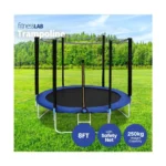 8ft Heavy-Duty Trampoline with Safety Enclosure Net, Ladder & 250kg Weight Capacity