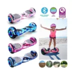 6.5 Inch Bluetooth Self Balancing Hoverboard with LED Flash Wheels & Speaker – Dual 300W Smart Scooter Ice & Fire Edition