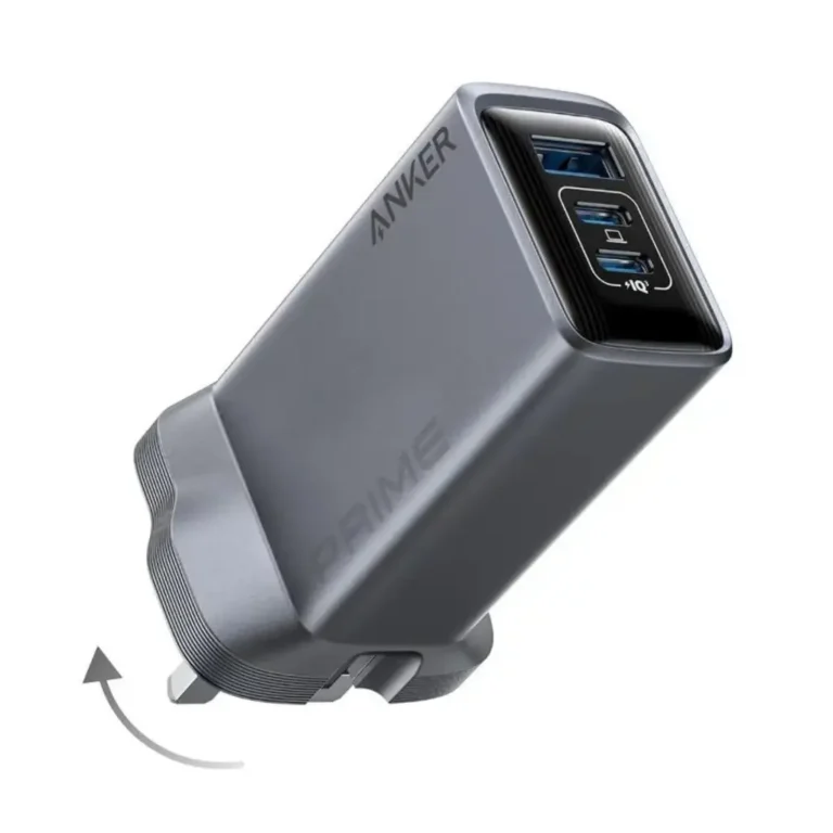 Anker Prime Charger 100W USB-C Foldable Charger 3-Port GaN A2688