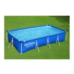 Bestway Steel Pro 4m x 2.11m x 0.81m Rectangular Above-Ground Swimming Pool Kit 5,700L Family Pool with Filter Pump