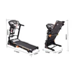 Future Motorized 16km/hr Treadmill 6068DS – 2.5HP Foldable Electric Treadmill with USB, Auto Incline, LCD Display, Massager & Dumbbells