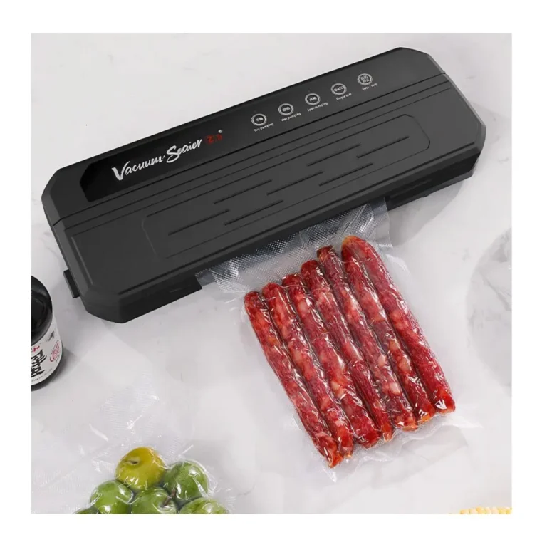 Automatic Vacuum Food Sealer Machine Z1 – 60kPa Food Saver with Built-in Cutter, Dry & Moist Modes, LED Indicator