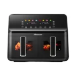 Hisense H08AFBK2S1 8Kitre Dual Zone Air Fryer Touchscreen Dual Basket Air Fryer with 8 Preset Programs