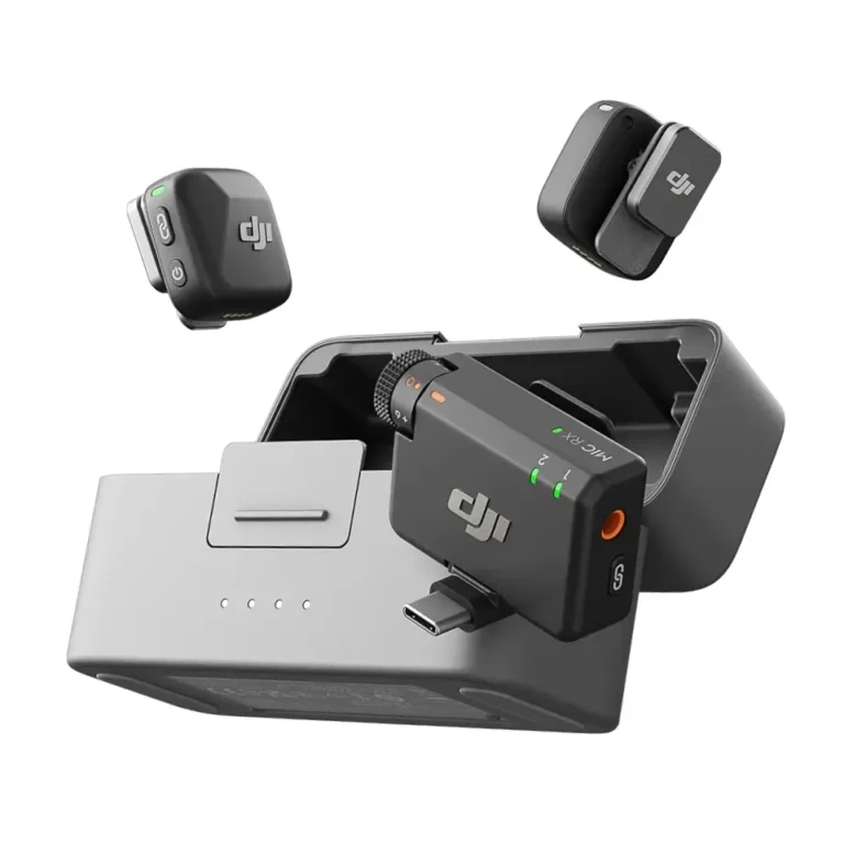 DJI Mic Mini (2 TX + 1 RX + Charging Case) Wireless Lavalier Microphone System