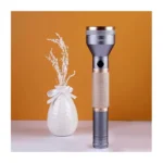 Geepas GFL4666 VIP Series Rechargeable LED Flashlight Torch with Power Bank – 340 Lumens, 2000mAh