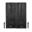 Globalstar Stage Speakers T1203 200W Bluetooth Party Speaker System with Wireless Microphones & FM Radio