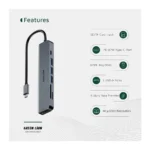 Green Lion 7-in-1 USB-C Hub Multiport Adapter – 87W