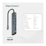 Green Lion 7-in-1 USB-C Hub Multiport Adapter – 87W