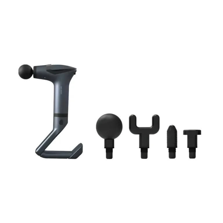 Green GMG-05 Lion Multifunctional Massage Gun 12 Speed Deep Tissue Percussion Massager with LED Display & 4 Massage Heads