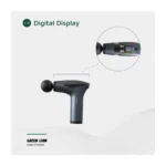 Green GMG-05 Lion Multifunctional Massage Gun 12 Speed Deep Tissue Percussion Massager with LED Display & 4 Massage Heads