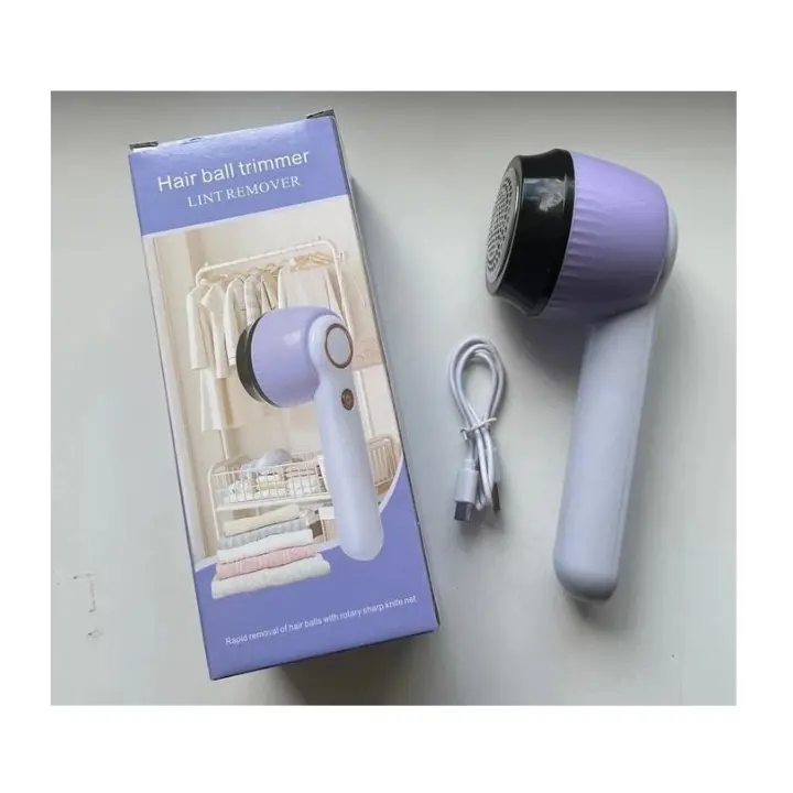 Hair Ball Trimmer Lint Remover – Cordless USB Rechargeable Fabric Shaver 8W
