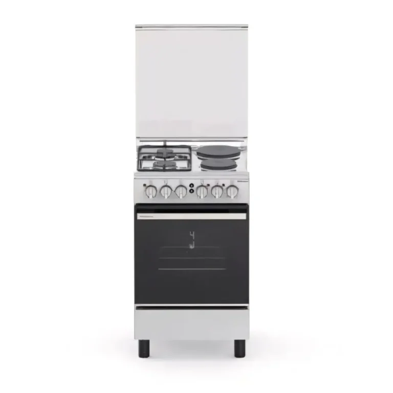 Hisense 50×50cm 2 Gas + 2 Electric Plate Cooker – HF522GEES (Silver)