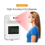 K-3S Non-Contact Infrared Thermometer with Voice Broadcast, Alarm & LCD Display