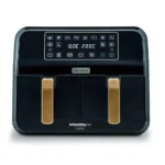 Kenwood HFP70.000BK Digital Dual Zone Air Fryer – 8L (4L + 4L) XXL Capacity, Twin Baskets